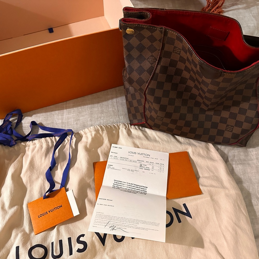 Louis Vuitton Caissa Damier Hobo Bag
